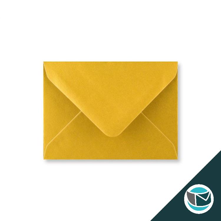 Gekleurde Envelop – 82×113 mm (C7) – Goud Metallic