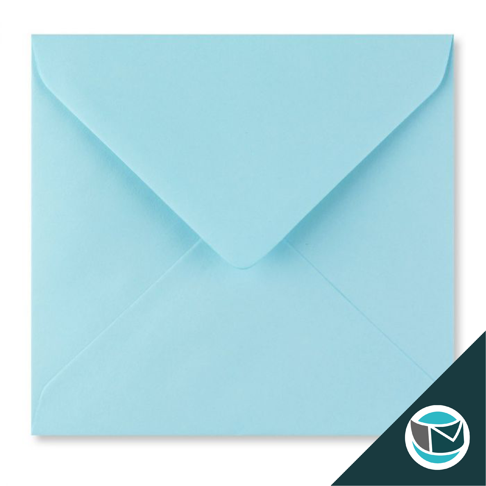 Gekleurde Envelop - 155x155 mm - Lichtblauw
