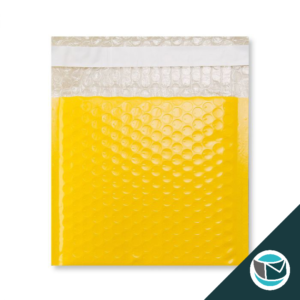 Kunststof Luchtkussenenvelop Hoogglans - 165x165 mm - Geel