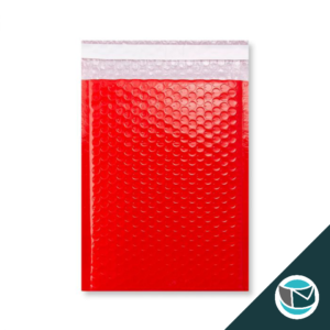 Kunststof Luchtkussenenvelop Hoogglans - 250x180 mm - Rood
