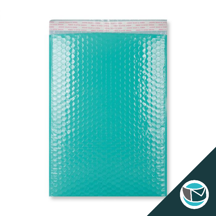 Kunststof Luchtkussenenvelop Hoogglans - 340x240 mm - Mintgroen