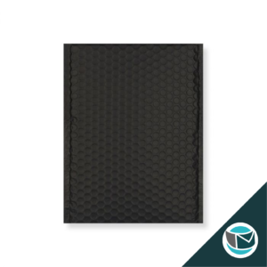 Metallic Luchtkussen Envelop Mat - 250x180 mm - Zwart