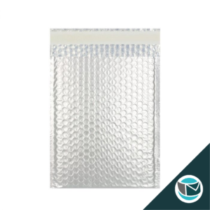 Metallic Luchtkussen Envelop Mat - 250x180 mm - Zilver