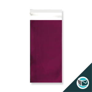 Metallic Folie Envelop (Mat) - 220x110 mm - Bordeaux
