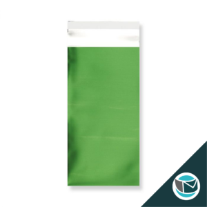Metallic Folie Envelop (Mat) - 220x110 mm - Groen