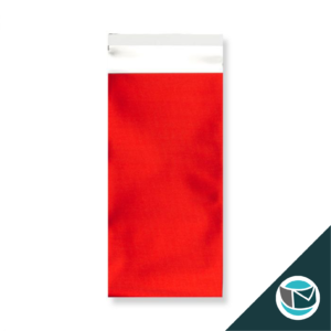 Metallic Folie Envelop (Mat) - 220x110 mm - Rood