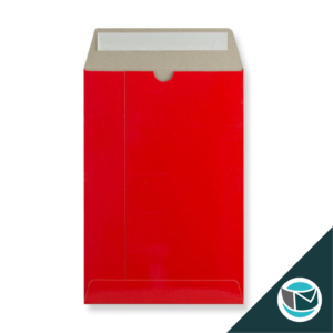 Kartonnen Duplex Enveloppen - 235x162 mm (C5) - Rood