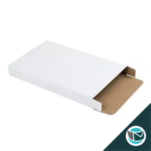 Brievenbusdoos met Zijklep - A4 - 299 x 213 x 28 mm - Wit