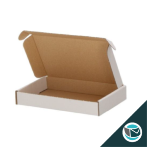 Brievenbusdoos met Bovenklep - A4 - 299 x 213 x 28 mm - Wit