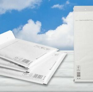 FSC Witte luchtkussen envelop A -11 tearstrip, Binnen maat in MM: 100 x 165, is brievenbus geschikt